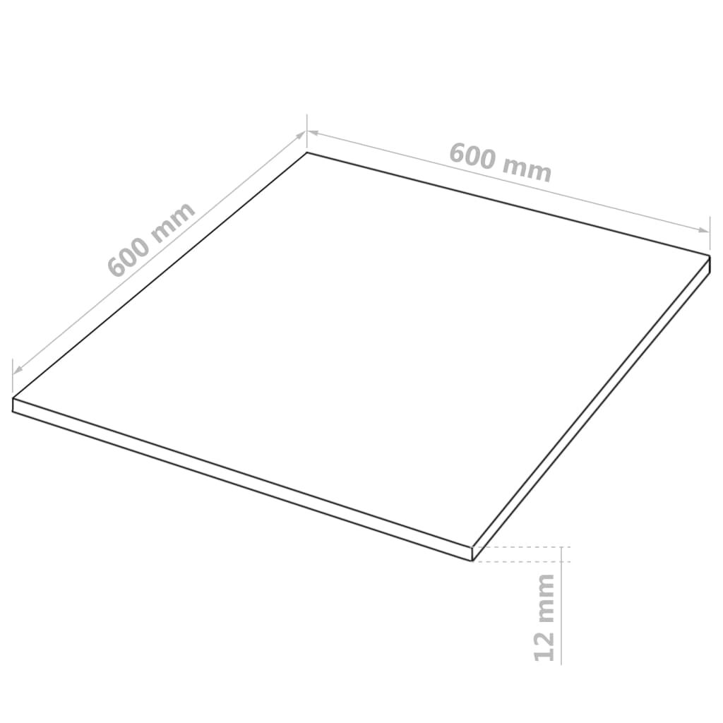 vidaXL Φύλλα MDF 8 τεμ. Τετράγωνα 60 x 60 εκ. 12 χιλ.