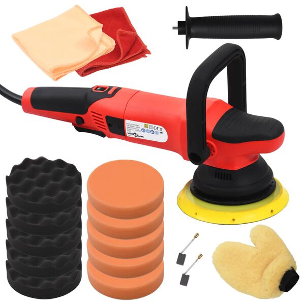 vidaXL Αλοιφαδόρος Έκκεντρος Διπλής Δράσης 21 χιλ. 1000 W με Αξεσουάρ