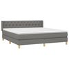 vidaXL &Kappa;&rho;&epsilon;&beta;ά&tau;&iota; Boxspring &mu;&epsilon; &Sigma;&tau;&rho;ώ&mu;&alpha; &Sigma;&kappa;&omicron;ύ&rho;&omicron; &Gamma;&kappa;&rho;&iota; 160x200 &epsilon;&kappa; &Upsilon;&phi;&alpha;&sigma;&mu;ά&tau;&iota;&nu;&omicron;