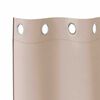 vidaXL Κουρτίνες με κουρτίνες 2 pcs Taupe 140x140cm Πολυεστέρας