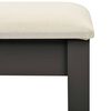 vidaXL Μπουντουάρ με Σκαμπό Γκρι 65x36x128 εκ. Ξύλο Παυλώνιας / MDF
