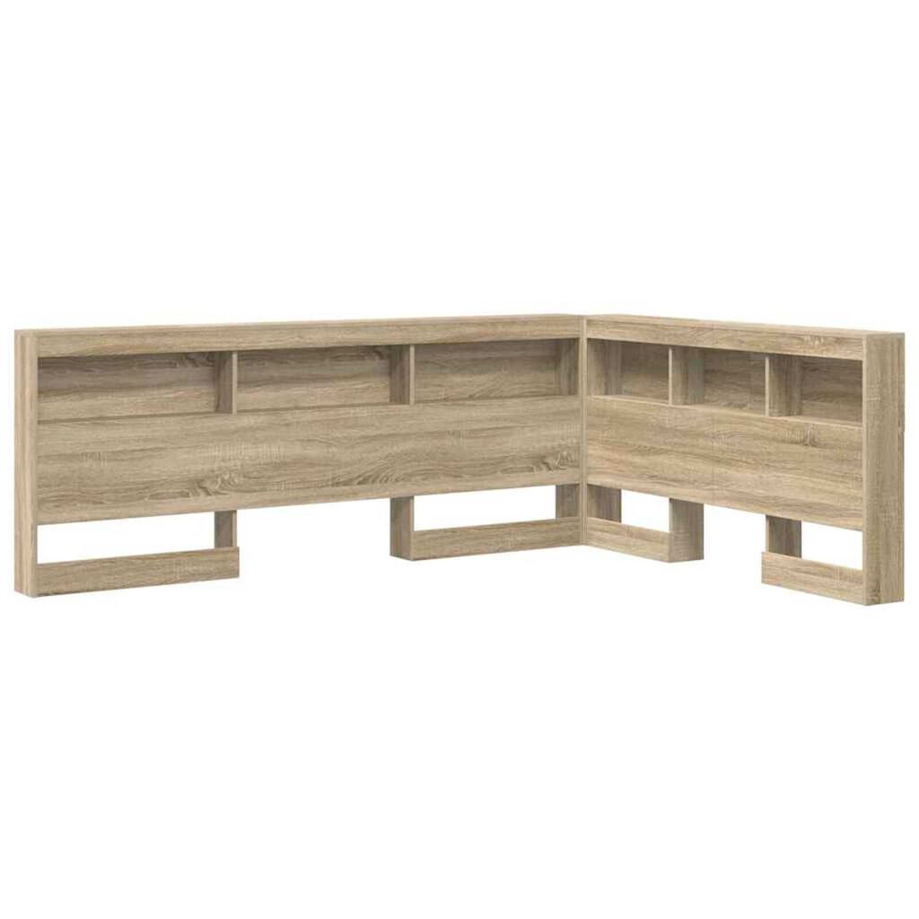 vidaXL Κεφαλάρι Αποθήκης με ράφι Sonoma Δρυς 140 cm Επεξεργασμένο ξύλο