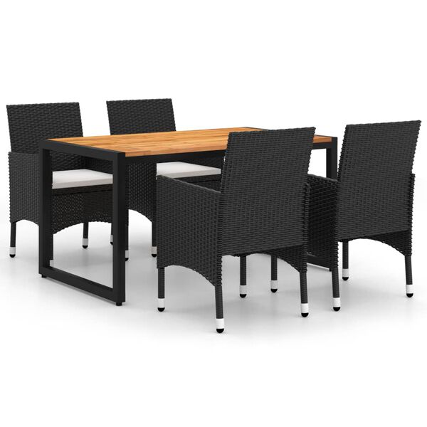 vidaXL &Sigma;&epsilon;&tau; &Tau;&rho;&alpha;&pi;&epsilon;&zeta;&alpha;&rho;ί&alpha;&sigmaf; &Kappa;ή&pi;&omicron;&upsilon; 5 &Tau;&epsilon;&mu;&alpha;&chi;ί&omega;&nu; &Mu;&alpha;ύ&rho;&omicron;