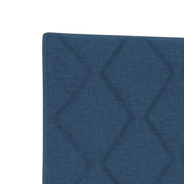 vidaXL Υφασμάτινο Κεφαλάρι Geometric με κεφαλάρι Μπλε 80 cm ύφασμα