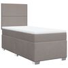 vidaXL &Kappa;&rho;&epsilon;&beta;ά&tau;&iota; Boxspring &mu;&epsilon; &Sigma;&tau;&rho;ώ&mu;&alpha; Taupe 90x200 &epsilon;&kappa;. &Upsilon;&phi;&alpha;&sigma;&mu;ά&tau;&iota;&nu;&omicron;