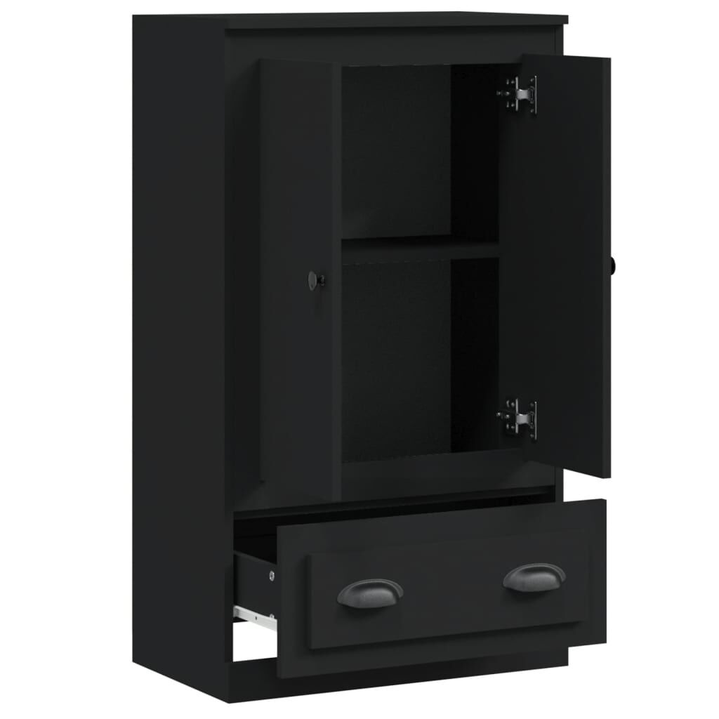 vidaXL Ντουλάπι Μαύρο 60 x 35,5 x 103,5 εκ. από Επεξεργασμένο Ξύλο