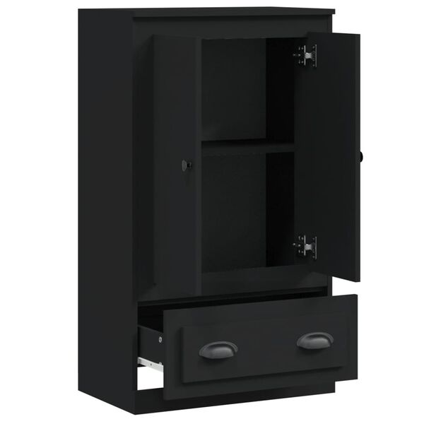 vidaXL Ντουλάπι Μαύρο 60 x 35,5 x 103,5 εκ. από Επεξεργασμένο Ξύλο