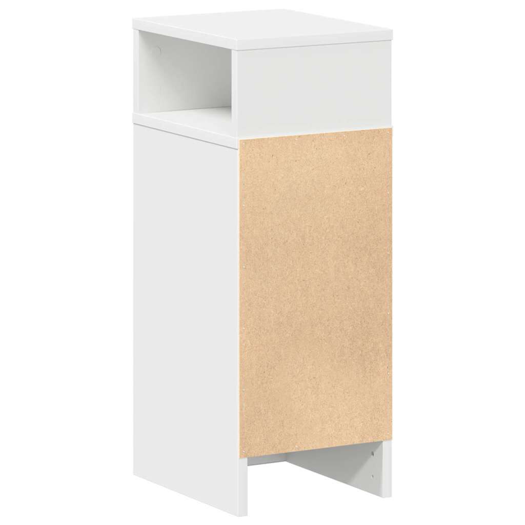 vidaXL Κομοδίνο με συρτάρι Λευκό 25x31x66 cm