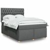 vidaXL &Kappa;&rho;&epsilon;&beta;ά&tau;&iota; Boxspring &mu;&epsilon; &Sigma;&tau;&rho;ώ&mu;&alpha; &Sigma;&kappa;&omicron;ύ&rho;&omicron; &Gamma;&kappa;&rho;&iota; 140x190 &epsilon;&kappa;. &Upsilon;&phi;&alpha;&sigma;&mu;ά&tau;&iota;&nu;&omicron;