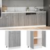 vidaXL Ντουλάπι "Lyon" Γκρι Sonoma 60x46x81,5 εκ. από Τεχνητό Ξύλο