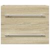 vidaXL Ντουλάπι Νιπτήρα Sonoma Δρυς 60 x 38,5 x 48 εκ. από Επεξ. Ξύλο