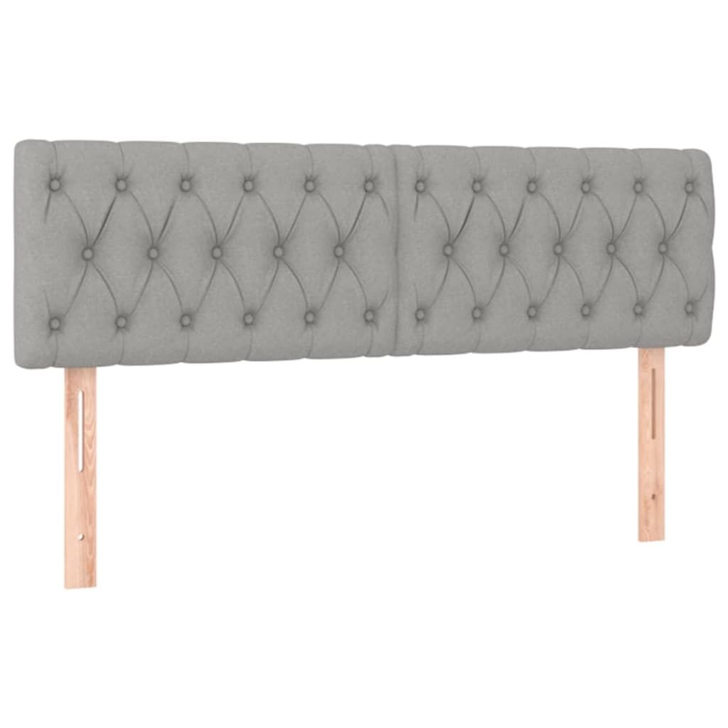 vidaXL Κρεβάτι Boxspring με Στρώμα Αν. Πράσινο 160x200εκ Υφασμάτινο