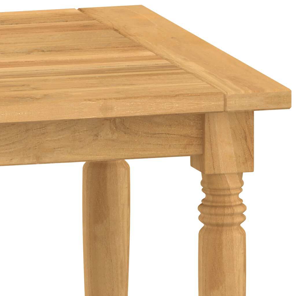vidaXL Σαλόνι Κήπου Σετ 4 Τεμαχίων από Μασίφ Ξύλο Teak
