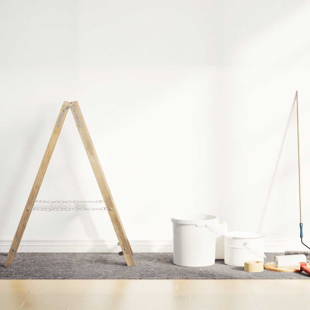 vidaXL Αντιολισθητικό μαλλί ζωγράφου 1020 cm 180 g/m² Γκρι