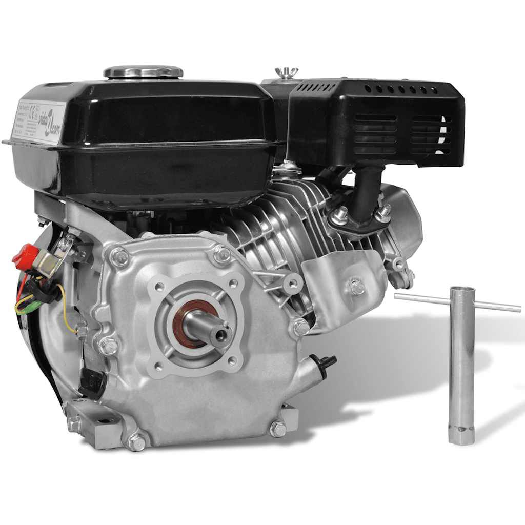 Βενζινοκινητήρας 6,5 HP 4,8 kW Μαύρος