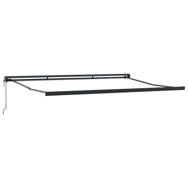 vidaXL Αυτόματη Ανασυρόμενη Τέντα Λευκή 500x300 cm