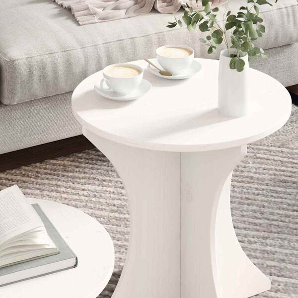 vidaXL Τραπεζάκι σαλονιού 2 pcs Λευκό 46 x 46 x 47 εκ.