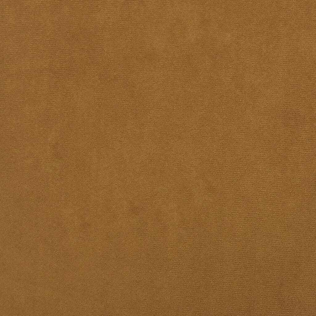 vidaXL Πάγκος Καφέ 100x35x41 εκ. Βελούδινος