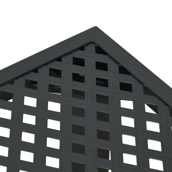 vidaXL Τραπέζι Κήπου Ανθρακί 200x100x72 εκ. Ατσάλινο