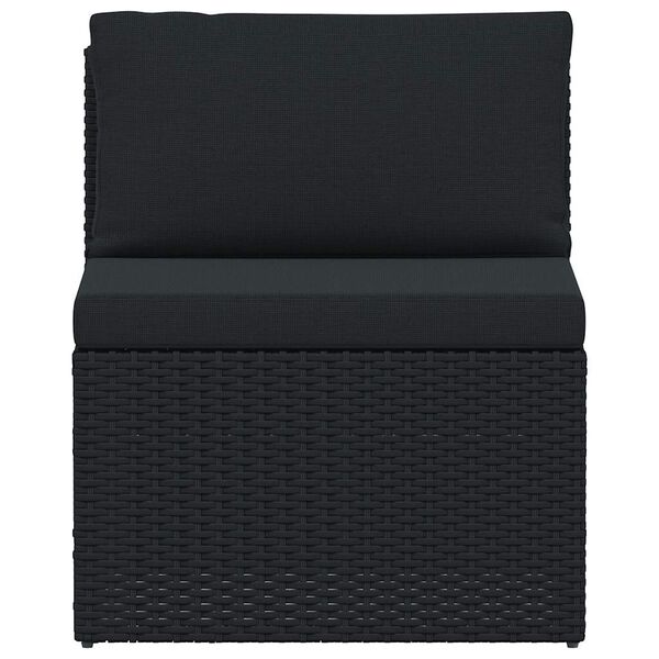 vidaXL &Sigma;&alpha;&lambda;ό&nu;&iota; &Kappa;ή&pi;&omicron;&upsilon; 4 &Tau;&epsilon;&mu;&alpha;&chi;ί&omega;&nu; &Mu;&alpha;ύ&rho;&omicron; &alpha;&pi;ό &Sigma;&upsilon;&nu;&theta;&epsilon;&tau;&iota;&kappa;ό &Rho;&alpha;&tau;ά&nu; &mu;&epsilon; &Mu;&alpha;&xi;&iota;&lambda;ά&rho;&iota;&alpha;