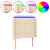 vidaXL &Kappa;&epsilon;&phi;&alpha;&lambda;ά&rho;&iota; &Kappa;&rho;&epsilon;&beta;&alpha;&tau;&iota;&omicron;ύ LED &Kappa;&rho;&epsilon;&mu; 83x16x118/128&epsilon;&kappa;. &Upsilon;&phi;&alpha;&sigma;&mu;ά&tau;&iota;&nu;&omicron;