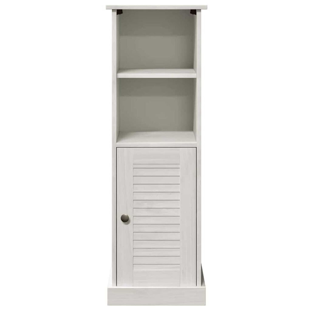 vidaXL Ντουλάπι Μπάνιου VIGO Λευκό 37 x 34 x 110 εκ Μασίφ ξύλο πεύκου