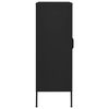vidaXL Ντουλάπι Αποθήκευσης Μαύρο 80 x 35 x 101,5 εκ. Ατσάλινο