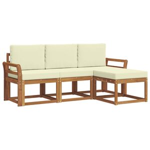 vidaXL &Sigma;&epsilon;&iota;&rho;ά &Kappa;&alpha;&nu;&alpha;&pi;έ &Epsilon;&xi;&omega;&tau;&epsilon;&rho;&iota;&kappa;&omicron;ύ &mu;&epsilon; &mu;&alpha;&xi;&iota;&lambda;ά&rho;&iota; 4 pcs &Phi;&upsilon;&sigma;&iota;&kappa;ό &kappa;&alpha;&iota; &Kappa;&rho;έ&mu;&alpha;