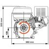 Βενζινοκινητήρας 6,5 HP 4,8 kW Μαύρος