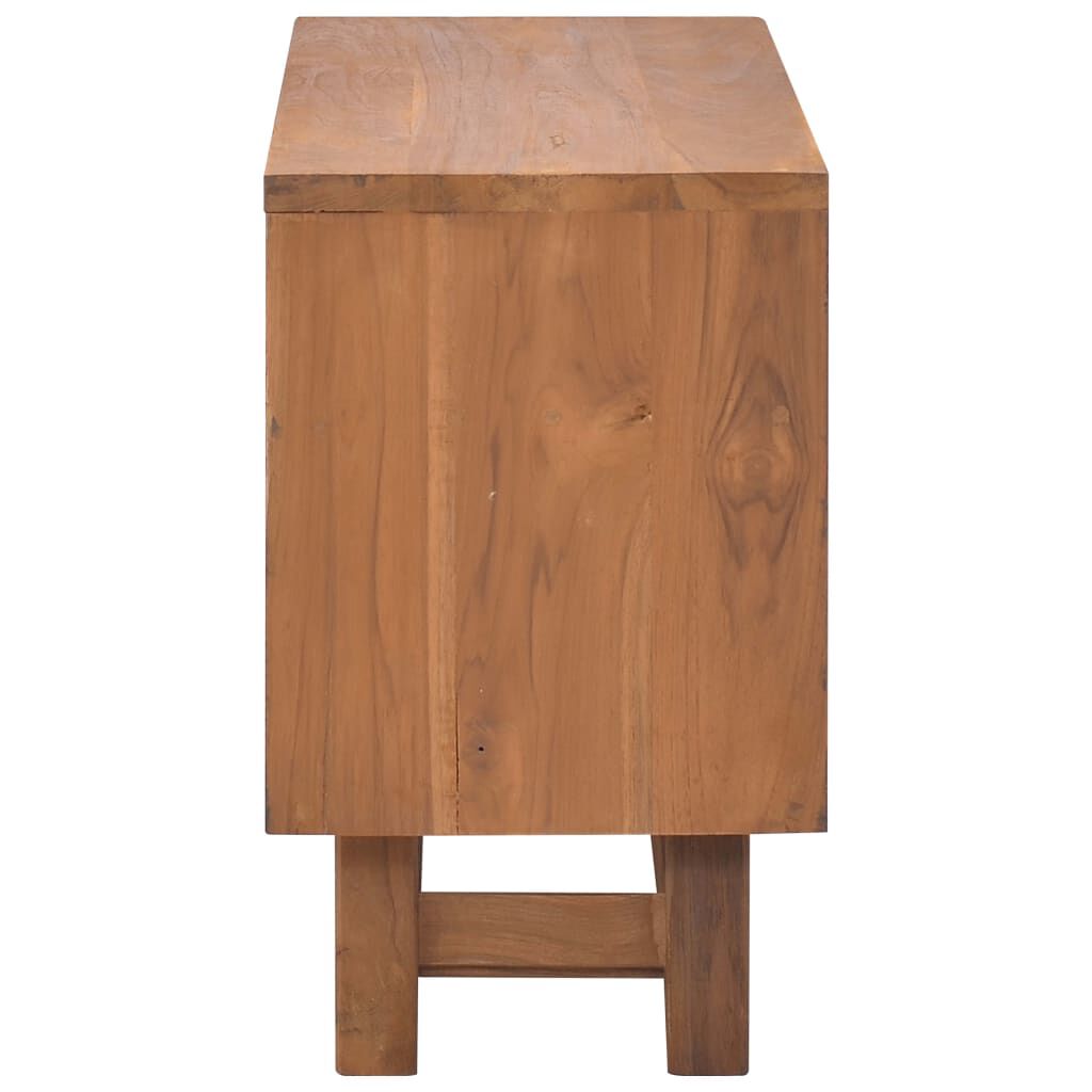 vidaXL Έπιπλο Τηλεόρασης 80 x 30 x 50 εκ. από Μασίφ Ξύλο Teak