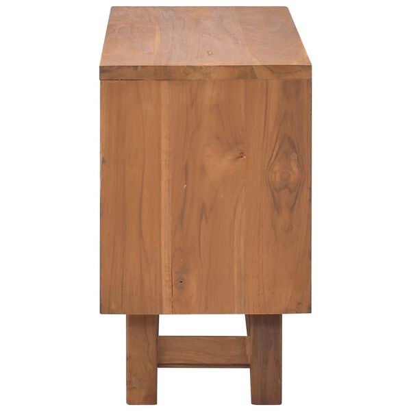 vidaXL Έπιπλο Τηλεόρασης 80 x 30 x 50 εκ. από Μασίφ Ξύλο Teak