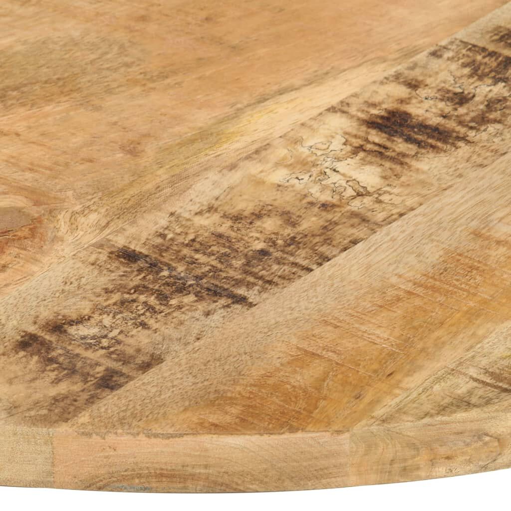 vidaXL Επιφάνεια Τραπεζιού Στρογγυλή 25-27 χιλ. 70 εκ. Ξύλο Μάνγκο