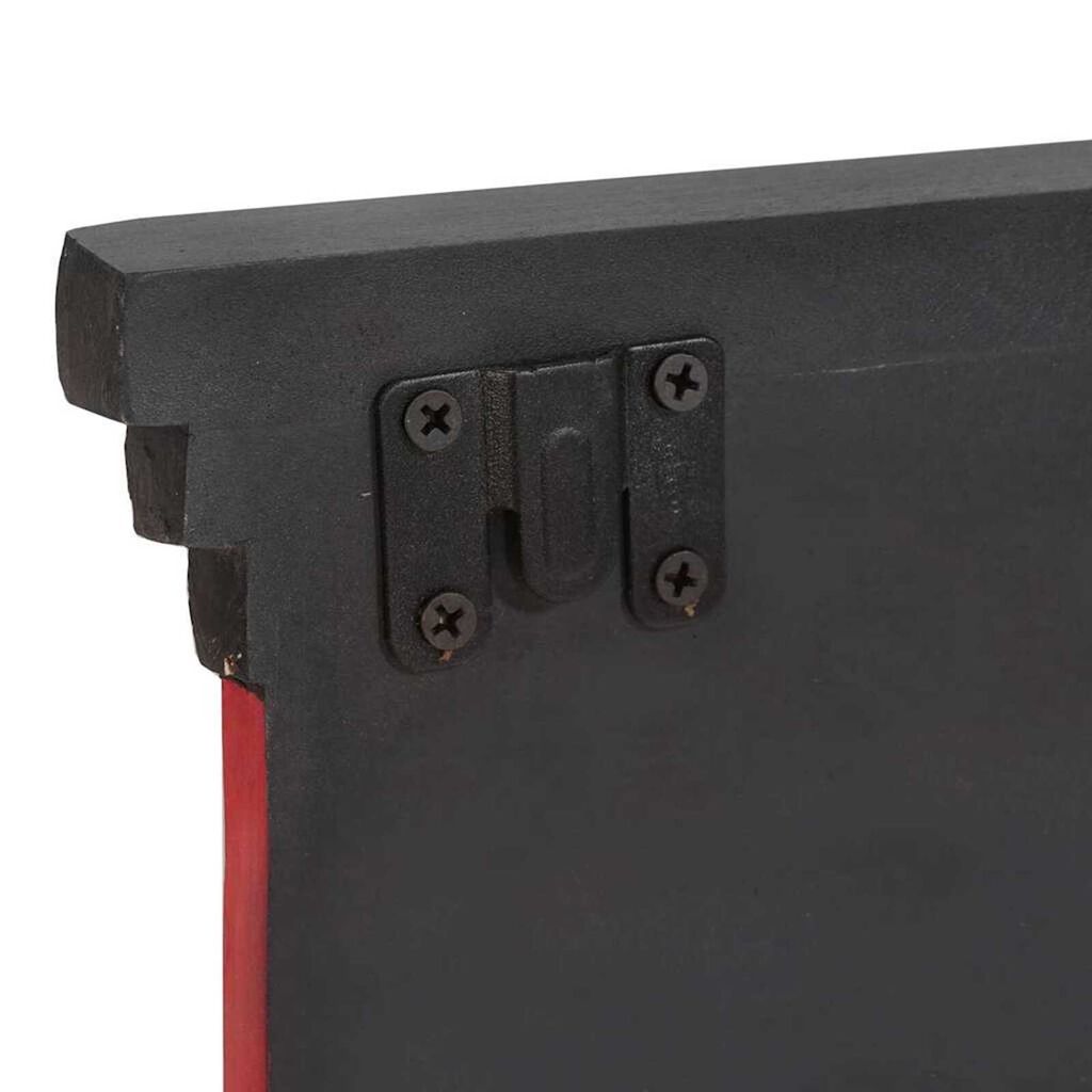 vidaXL Κρεμάστρα Μαύρο 80 x 25 x 2 cm Επεξεργασμένο ξύλο