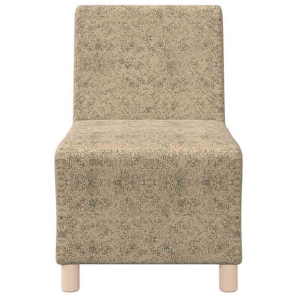 vidaXL Μοναδικός Καναπές χωρίς Χερούλια Ανοιχτό γκρι 55 x 74 x 82 εκ.