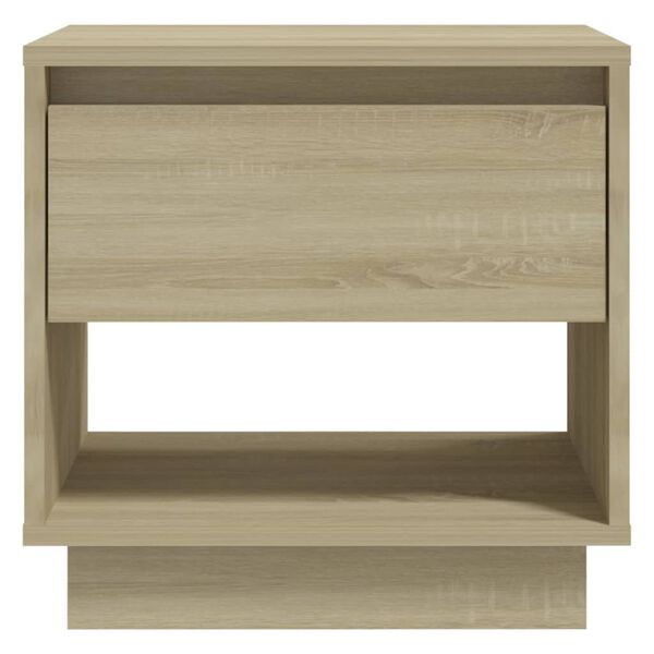 vidaXL Κομοδίνα 2 τεμ. Sonoma Δρυς 45 x 34 x 44 εκ. Επεξεργ. Ξύλο