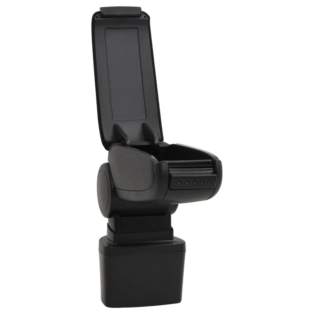 vidaXL Τεμπέλης Αυτοκινήτου Μαύρος 14,5 x 31,5 x (30-48) εκ. από ABS