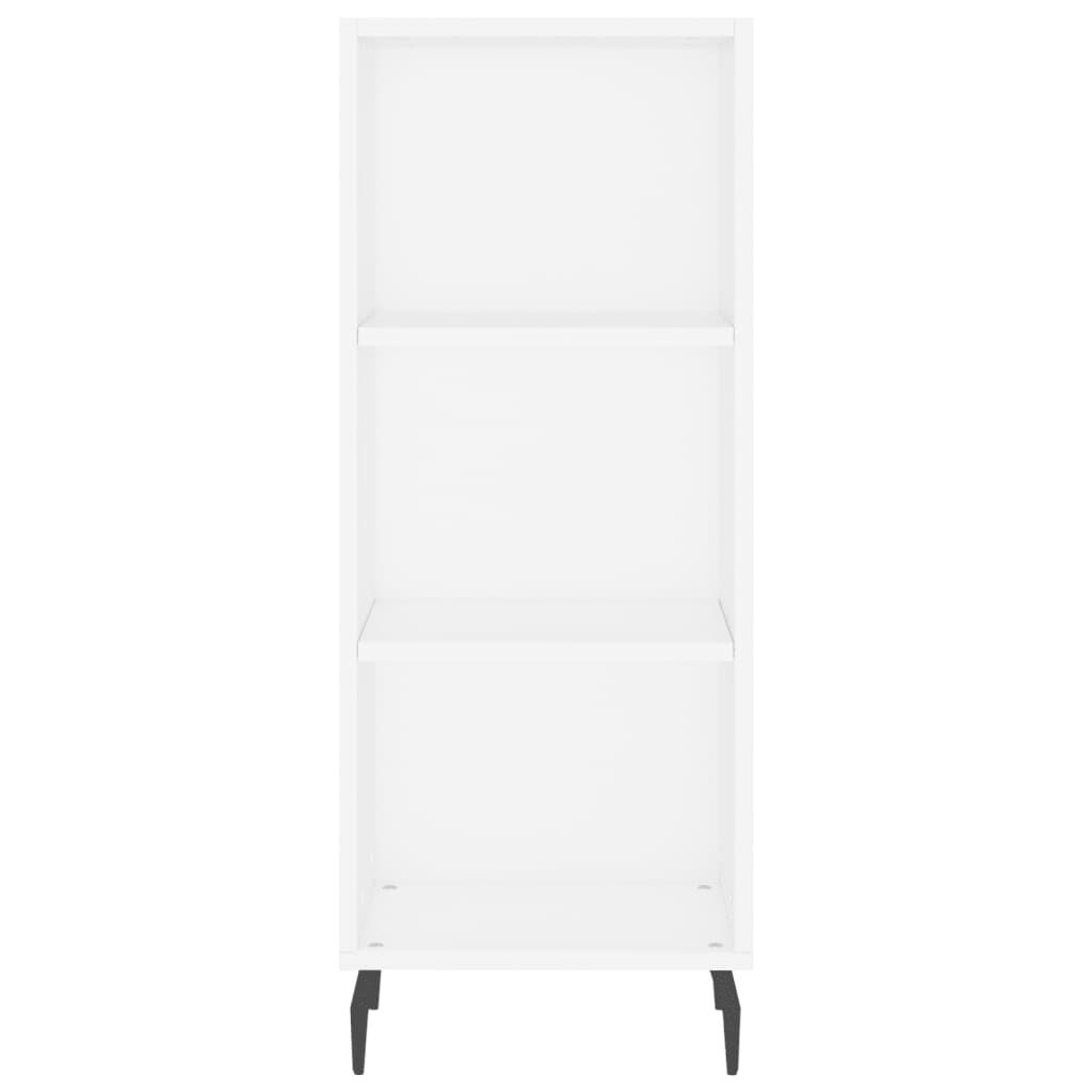 vidaXL Ντουλάπι Λευκό 34,5 x 34 x 180 εκ. από Επεξεργασμένο Ξύλο