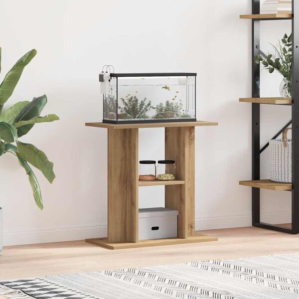 vidaXL Βάση Ενυδρείου τεχνίτης Δρυς 60x30x60 εκ από Επεξεργασμένο Ξύλο