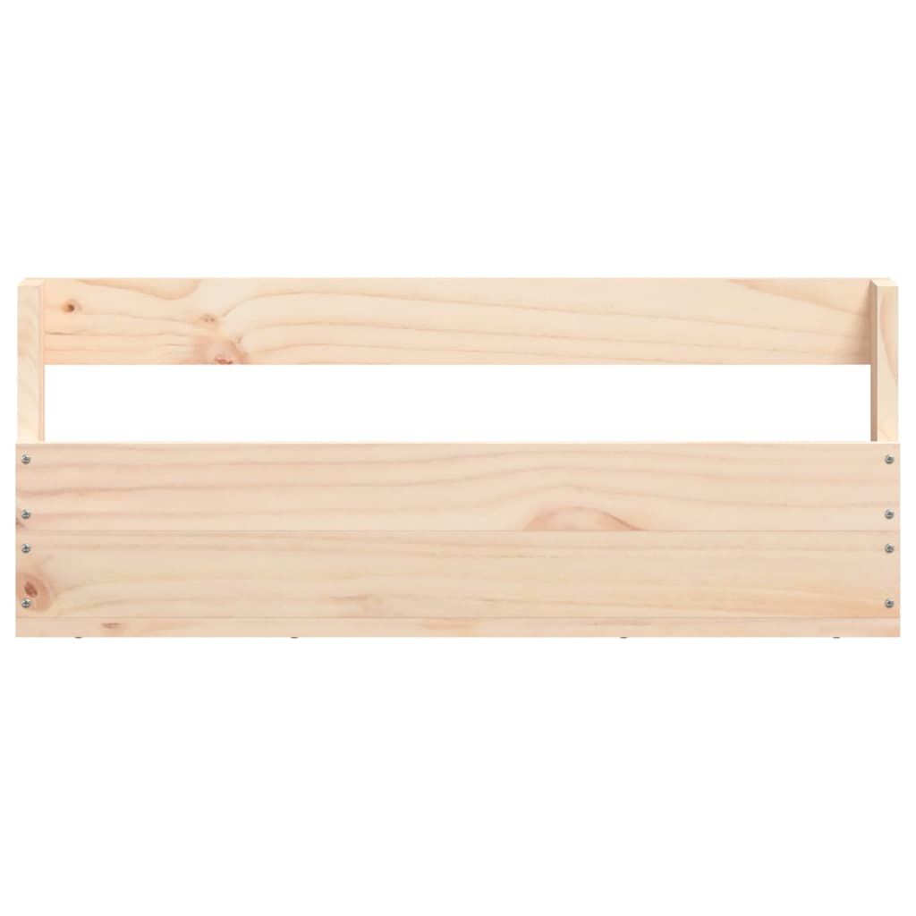 vidaXL Παπουτσοθήκες Επιτοίχιες 2 τεμ. 59x9x23 εκ. Μασίφ Ξύλο Πεύκου