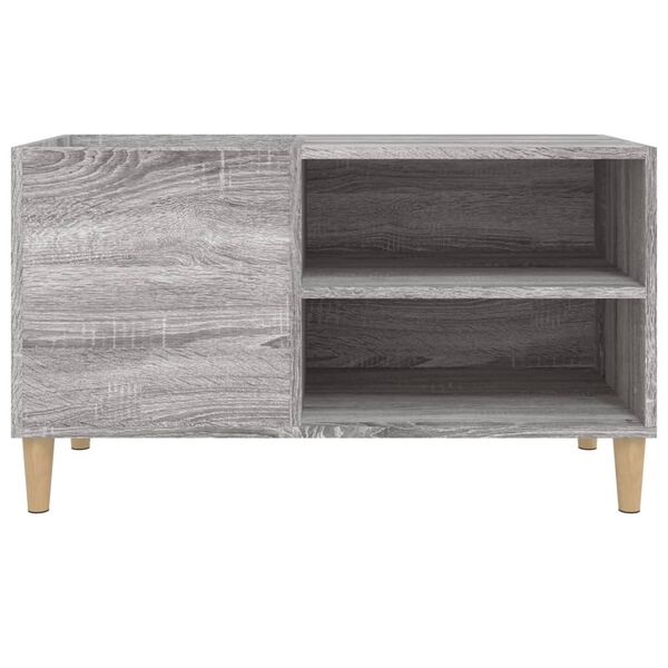 vidaXL Δισκοθήκη Γκρι Sonoma 84,5 x 38 x 48 εκ. από Επεξεργασμένο Ξύλο