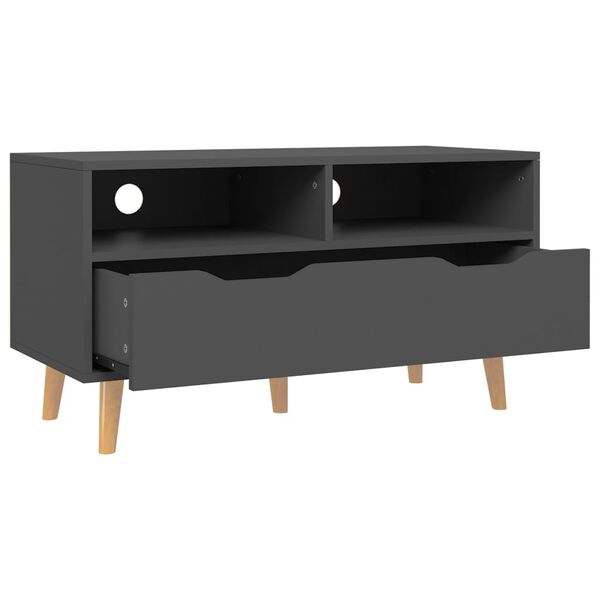 vidaXL Έπιπλο Τηλεόρασης Γκρι 90x40x48,5 εκ. από Επεξεργασμένο Ξύλο