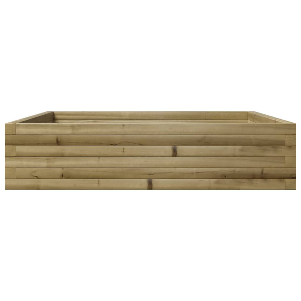 vidaXL Ζαρντινιέρα Κήπου 100x100x23 εκ. από Εμποτισμένο Ξύλο Πεύκου