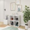 vidaXL Παπουτσοθήκη Χολ Λευκή 105 x 35,5 x 70 εκ. από Επεξ. Ξύλο