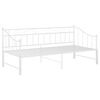 vidaXL Πλαίσιο για Καναπέ - Κρεβάτι Λευκό 90 x 200 εκ. Μεταλλικό