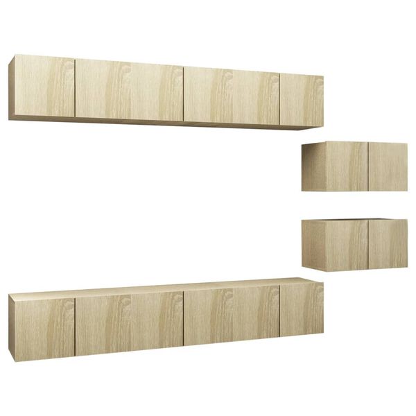 vidaXL Έ&pi;&iota;&pi;&lambda;&alpha; &Tau;&eta;&lambda;&epsilon;ό&rho;&alpha;&sigma;&eta;&sigmaf; 8 &tau;&epsilon;&mu;. Sonoma &Delta;&rho;&upsilon;&sigmaf; &alpha;&pi;ό &Epsilon;&pi;&epsilon;&xi;. &Xi;ύ&lambda;&omicron;