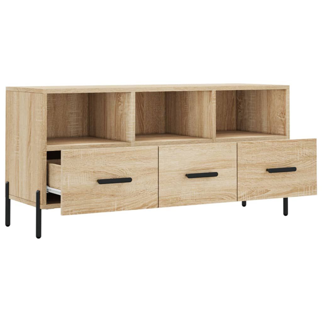 vidaXL Έπιπλο Τηλεόρασης Sonoma Δρυς 102 x 36 x 50 εκ. Επεξεργ. Ξύλο