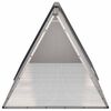 vidaXL Κλουβί Κουνελιών Ανθρακί 201,5x80,5x71 εκ Γαλβανισμένος Χάλυβας
