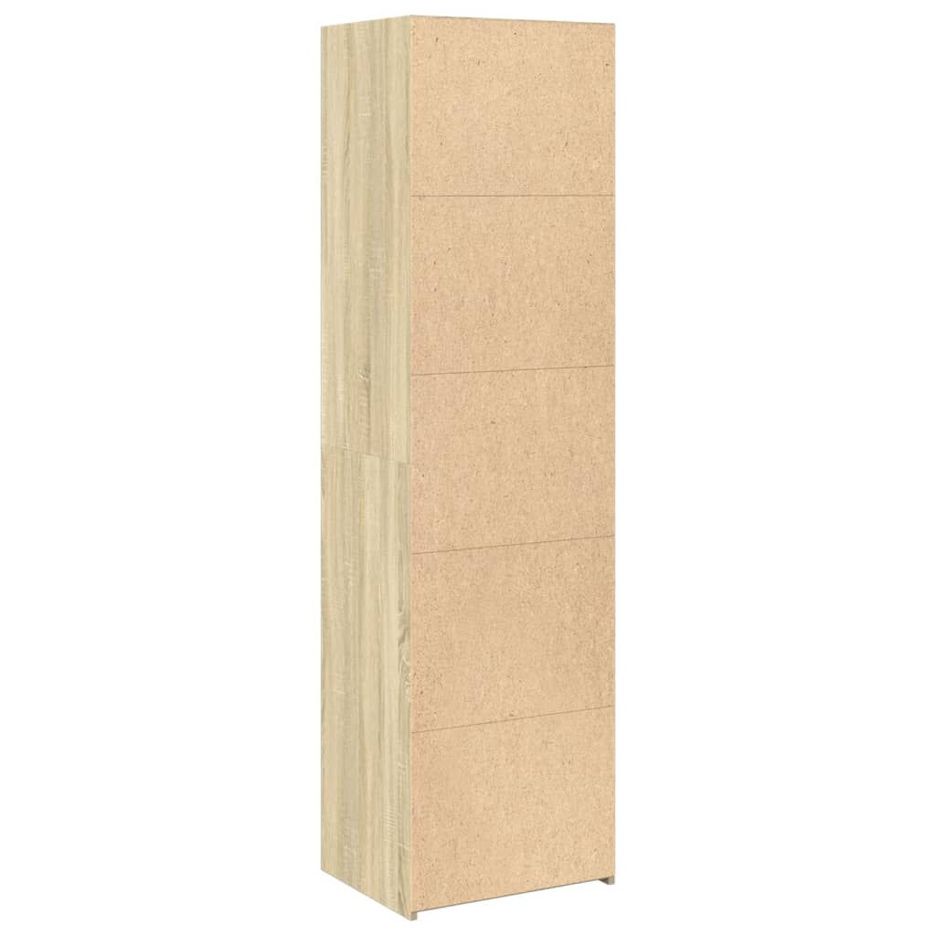 vidaXL Ντουλάπι Sonoma δρυς 50x41x185 εκ. από Επεξεργασμένο Ξύλο