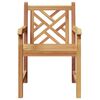 vidaXL Καρέκλες Κήπου 2 pcs Καφέ 58 x 60 x 90 εκ Μασίφ ξύλο teak