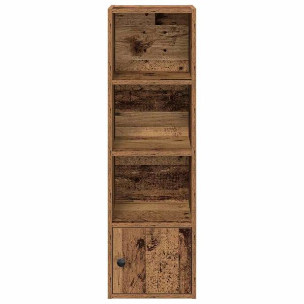 vidaXL Βιβλιοθήκη Όψη Παλαιού Ξύλου 31x24x102 εκ. Επεξεργασμένο Ξύλο